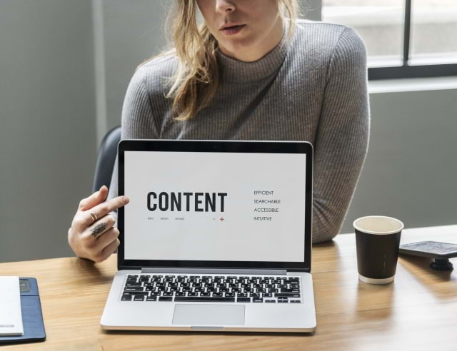website content