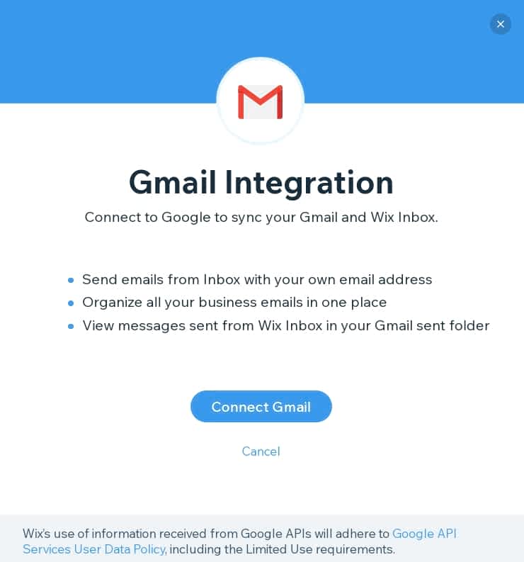 cmw example of CMS integration with Gmail2x