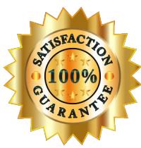100 guarantee badge